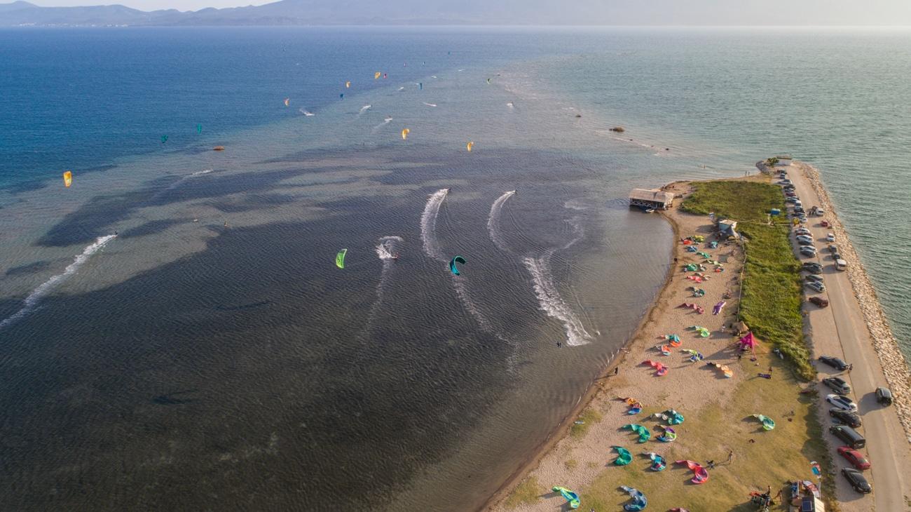 Kitesurfing na ušću Neretve